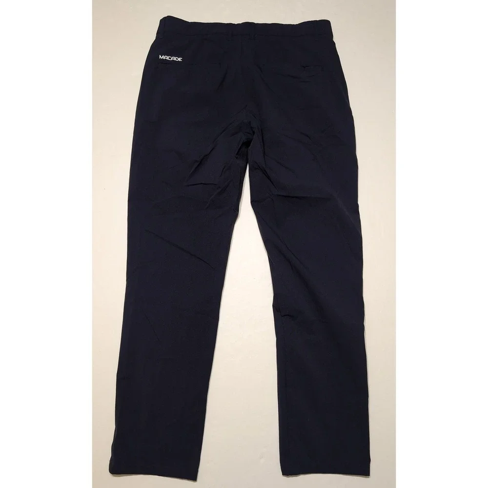 MACADE Golf Performance Pants Navy Blue ~ 32 x 27